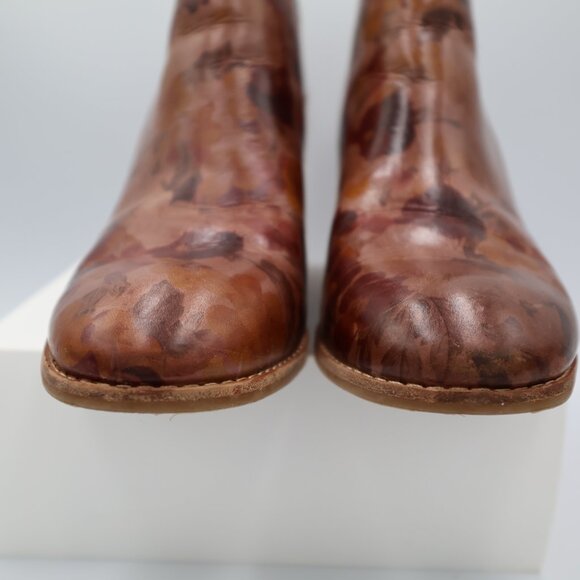 Sofft Sacora Leather Ankle Boots Booties Blush Floral Women’s Size 9.5 M Autumn - Picture 6 of 10